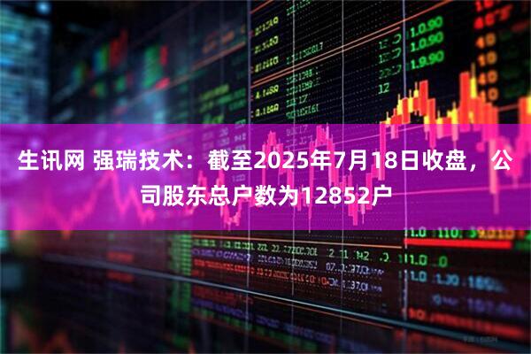 生讯网 强瑞技术：截至2025年7月18日收盘，公司股东总户数为12852户